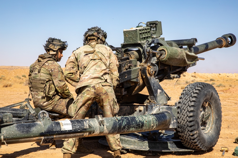 173rd Airborne Brigade executes artillery live-fire training during African Lion 2025