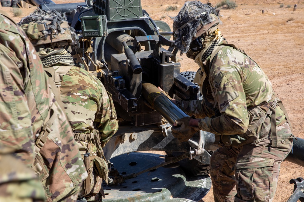 173rd Airborne Brigade executes artillery live-fire training during African Lion 2025