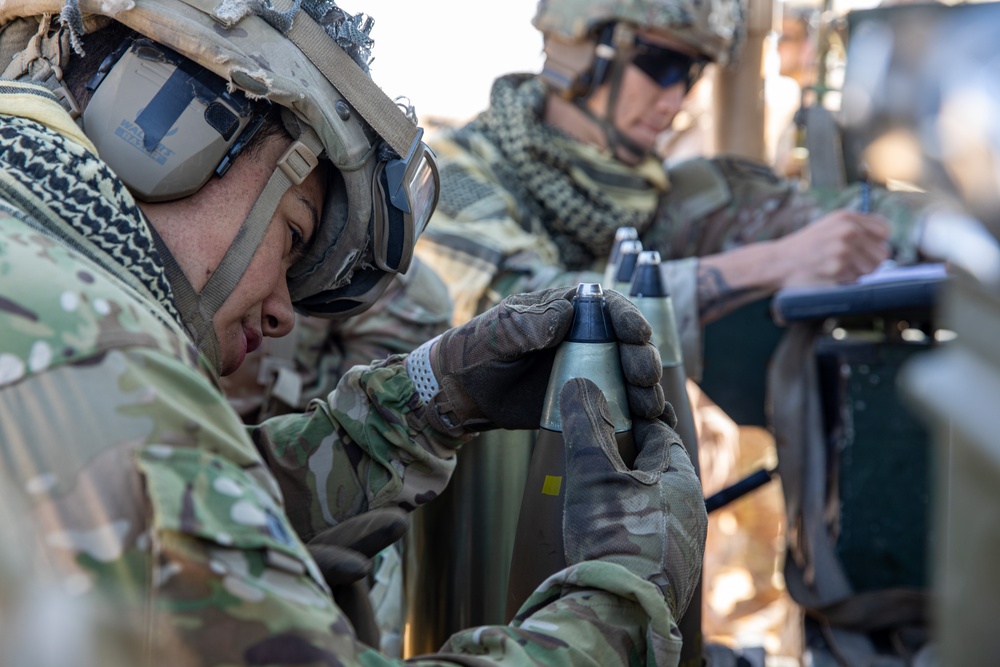 173rd Airborne Brigade executes artillery live-fire training during African Lion 2025