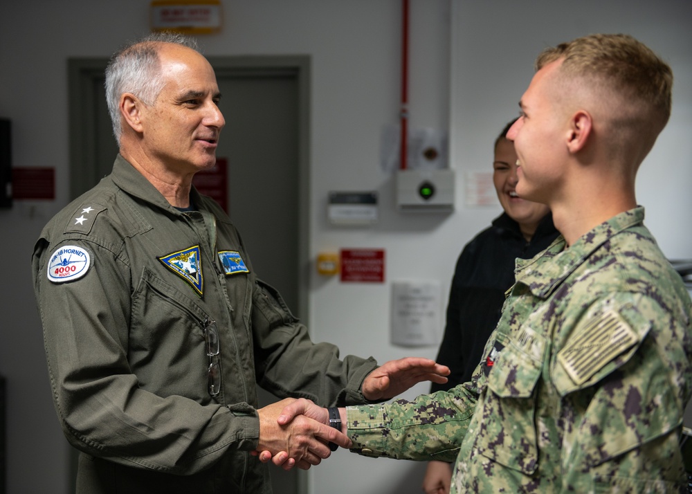 Rear Admiral Doug Verissimo Visits Sigonella