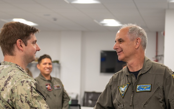 Rear Admiral Doug Verissimo Visits Sigonella