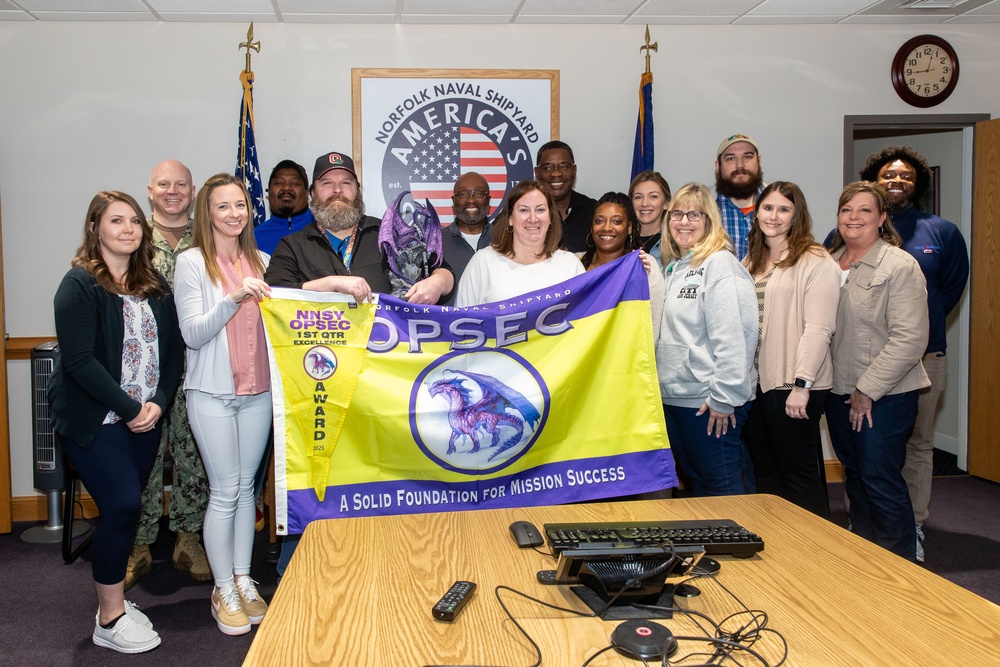 Congrats to Code 600, winner of the First Quarter 2025 Excellence in Best OPSEC Practices Award