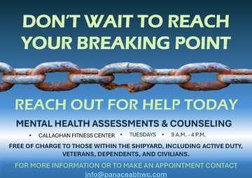 Norfolk Naval Shipyard Welcomes Panacea Behavioral Health and Wellness to Assist Sailors, Personnel, and Family Members