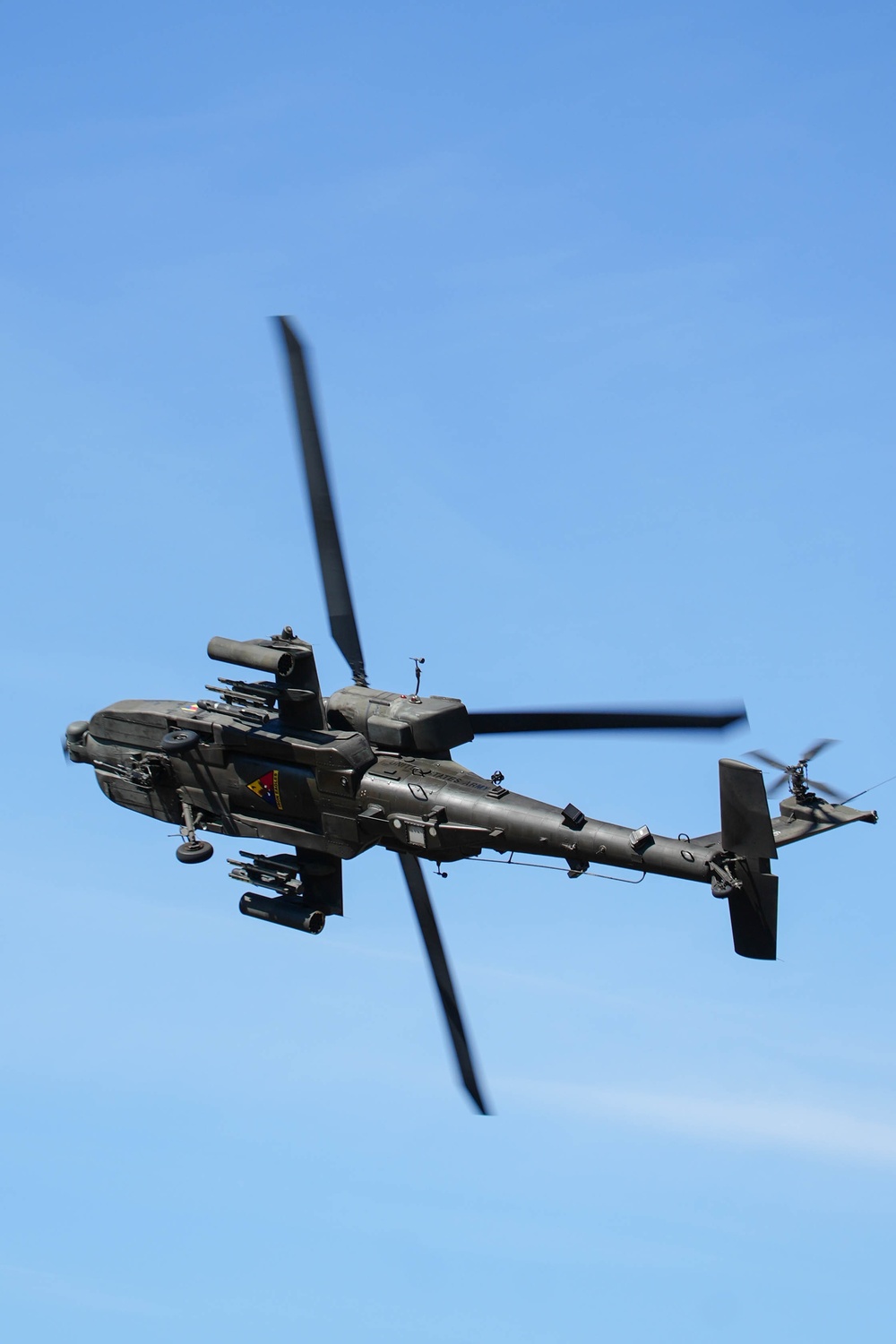 U.S. Army AH-64 Apaches roar through Latvia demonstrating lethality