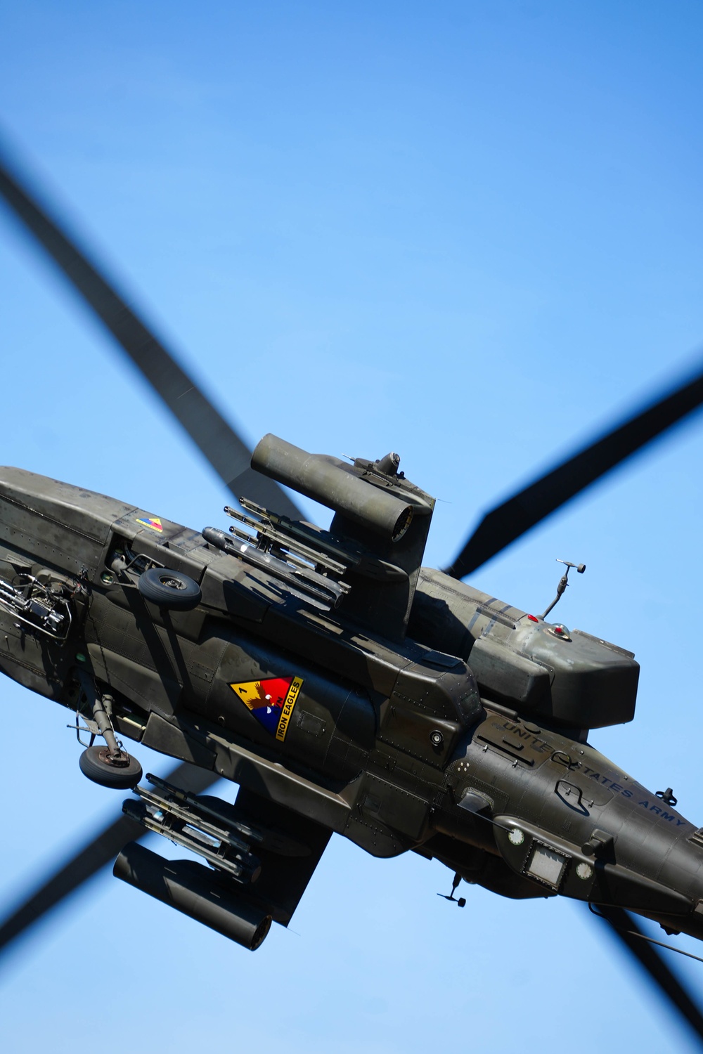 U.S. Army AH-64 Apaches roar through Latvia demonstrating lethality
