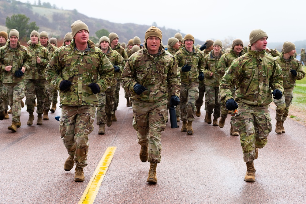 Cadet Wing participates in inaugural Recognition and Promotion