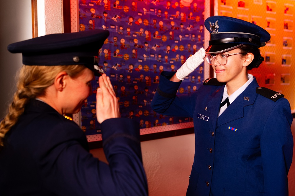 Cadet Wing participates in inaugural Recognition and Promotion