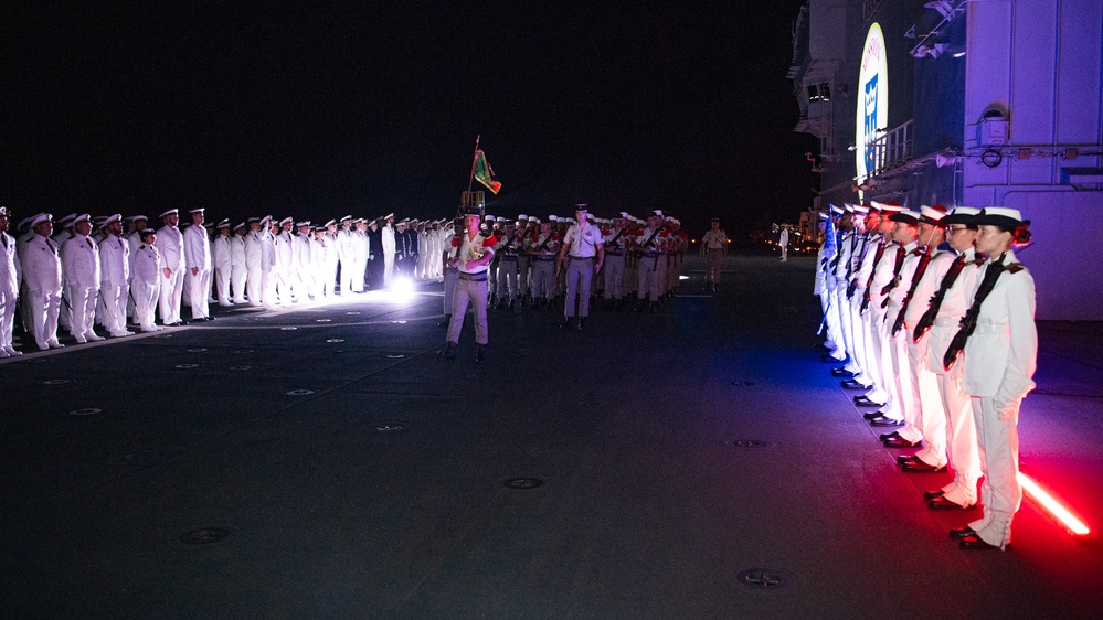 French and U.S. Navy Participate in Camerone Celebration During Exercise Chesapeake