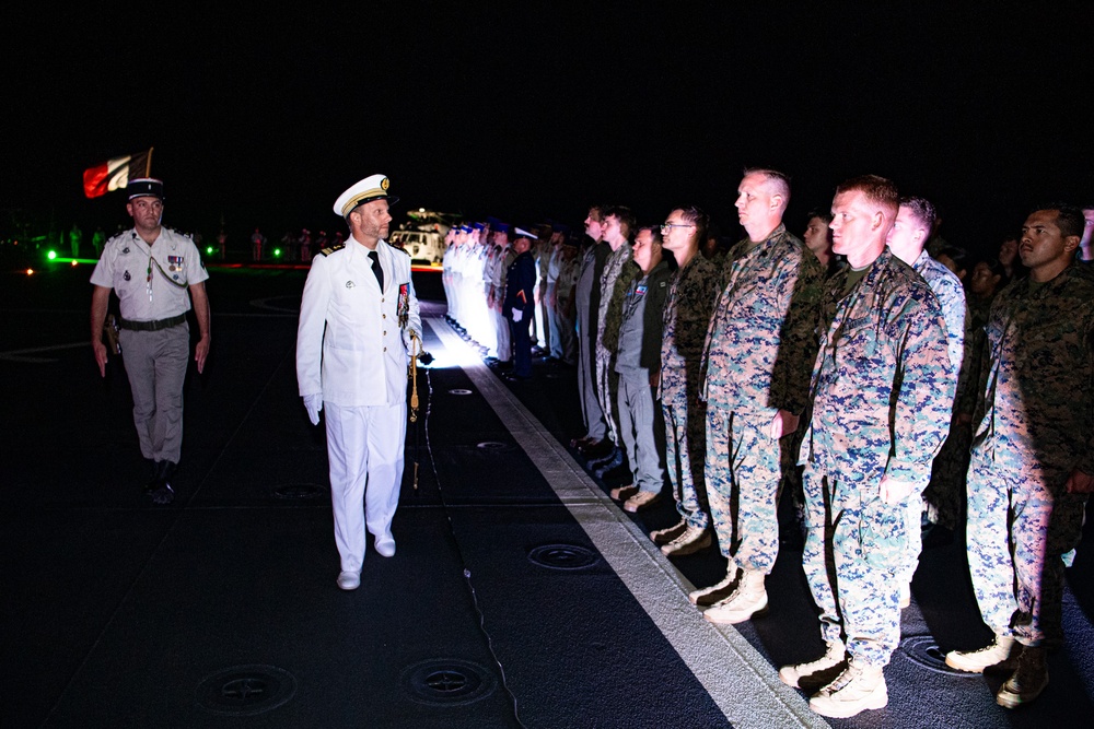 French and U.S. Navy Participate in Camerone Celebration During Exercise Chesapeake