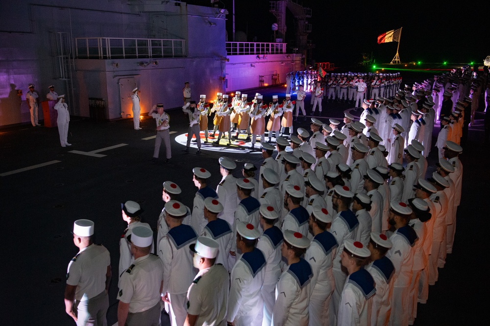 French and U.S. Navy Participate in Camerone Celebration During Exercise Chesapeake
