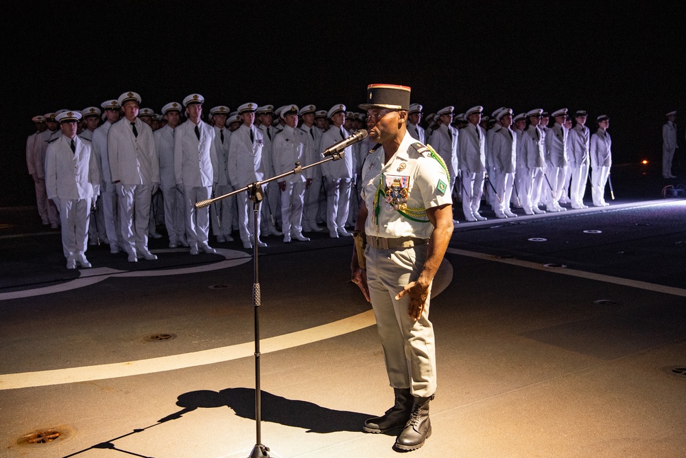 French and U.S. Navy Participate in Camerone Celebration During Exercise Chesapeake