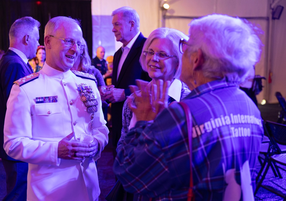 Adm. Caudle Attends 2025 Virginia International Tattoo Festival