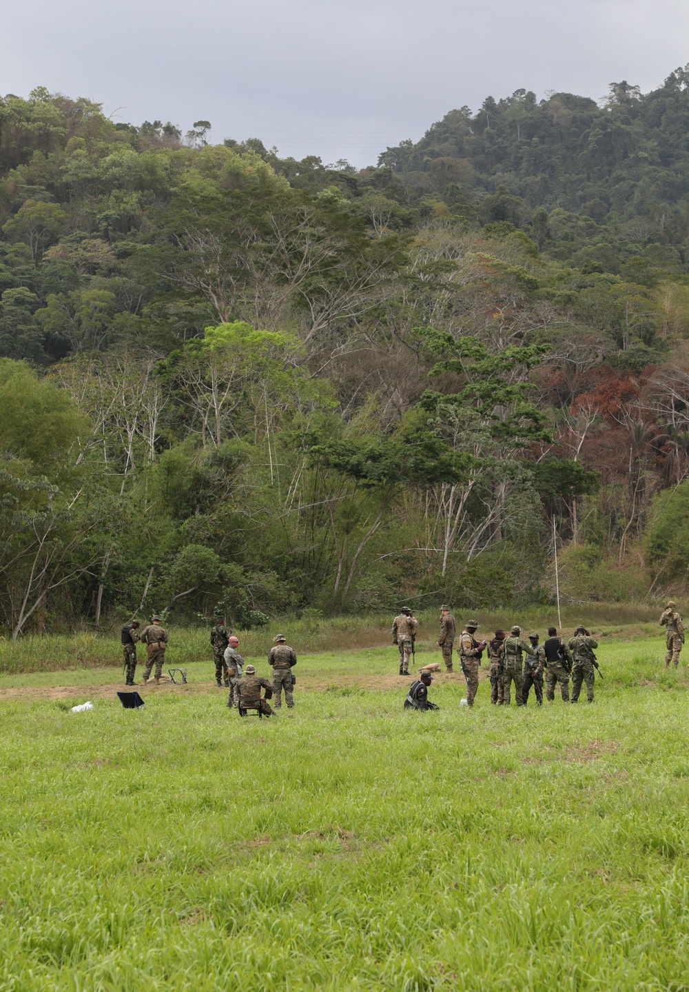Chaplain conducts battlefield circulation, during Tradewinds 25