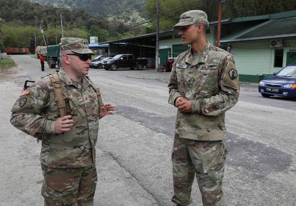 Chaplain conducts battlefield circulation, during Tradewinds 25
