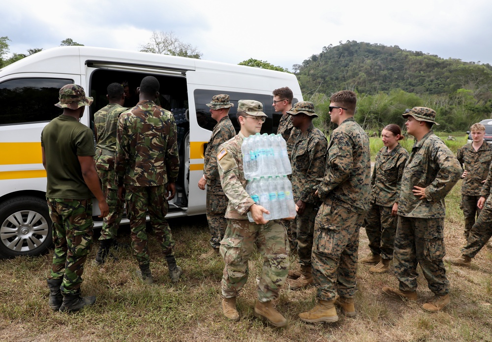 Chaplain conducts battlefield circulation, during Tradewinds 25