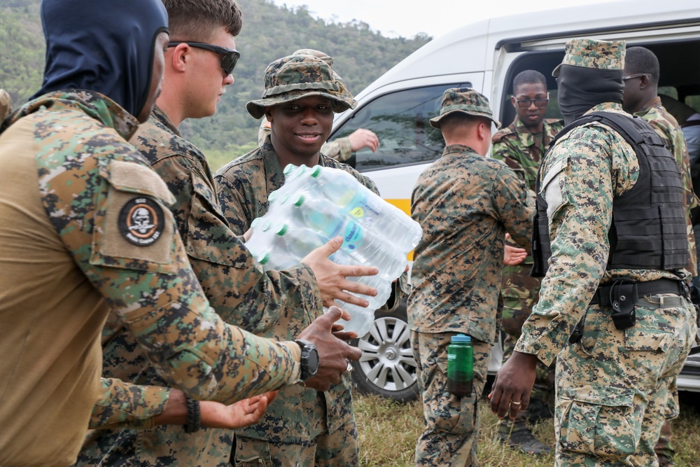 Chaplain conducts battlefield circulation, during Tradewinds 25