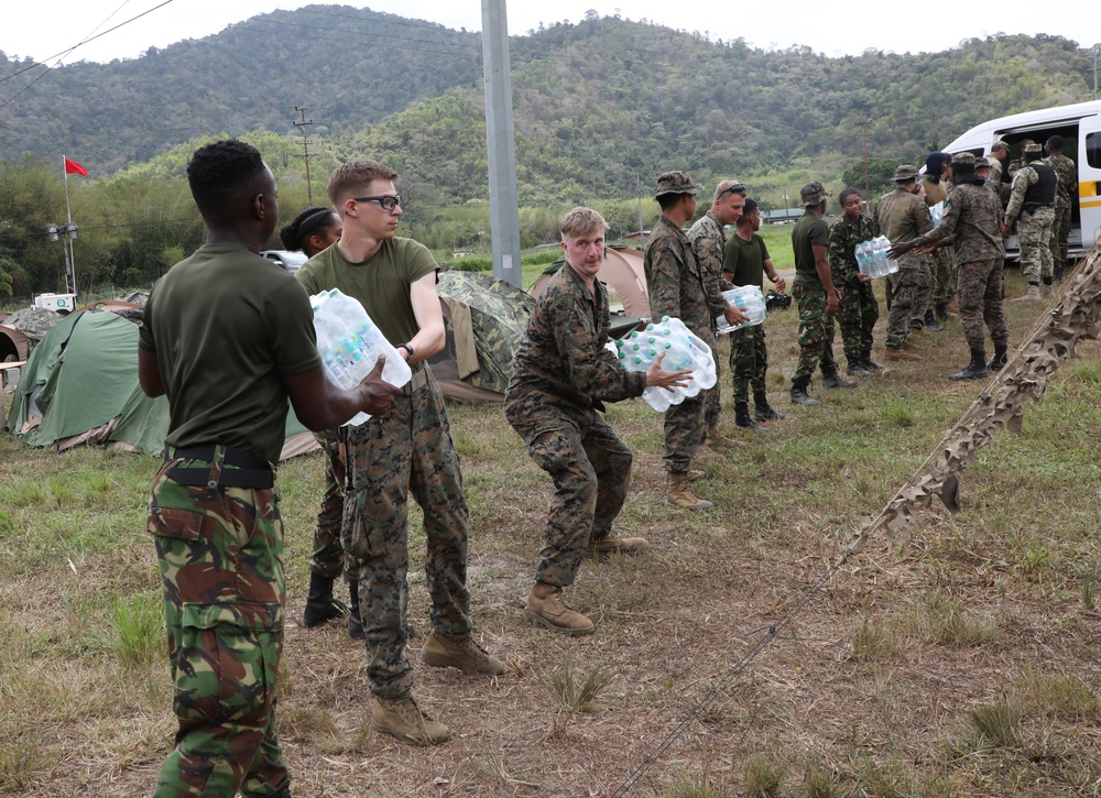 Chaplain conducts battlefield circulation, during Tradewinds 25