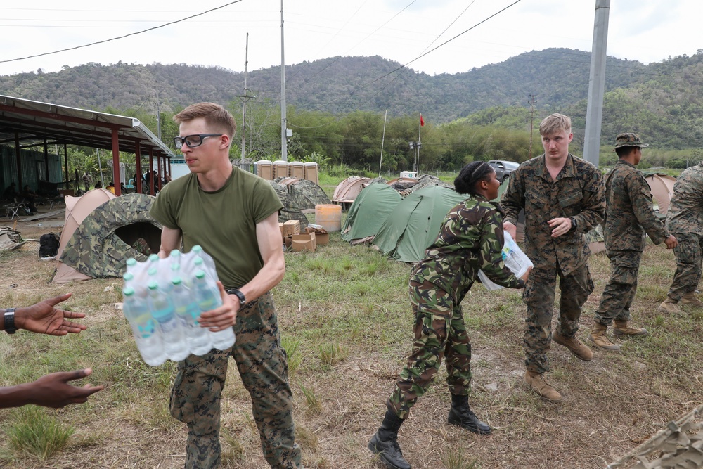 Chaplain conducts battlefield circulation, during Tradewinds 25