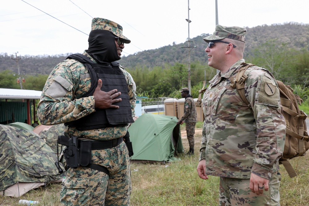 Chaplain conducts battlefield circulation, during Tradewinds 25