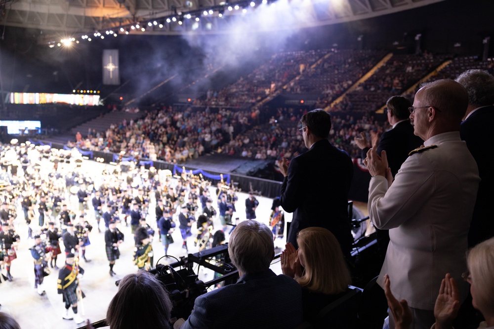 Adm. Caudle Attends 2025 Virginia International Tattoo Festival