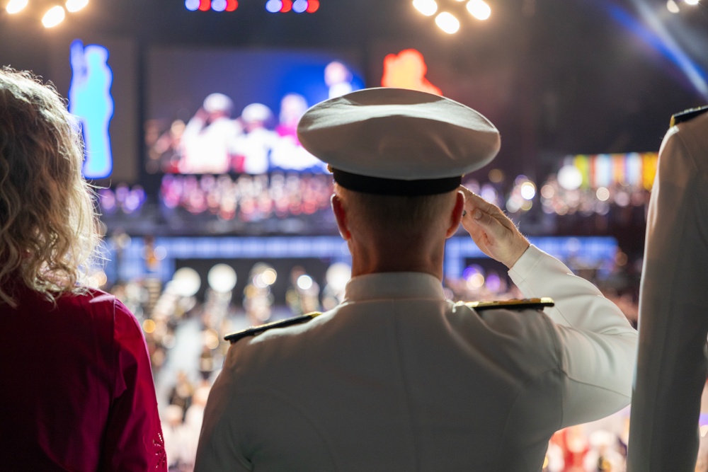 Adm. Caudle Attends 2025 Virginia International Tattoo Festival