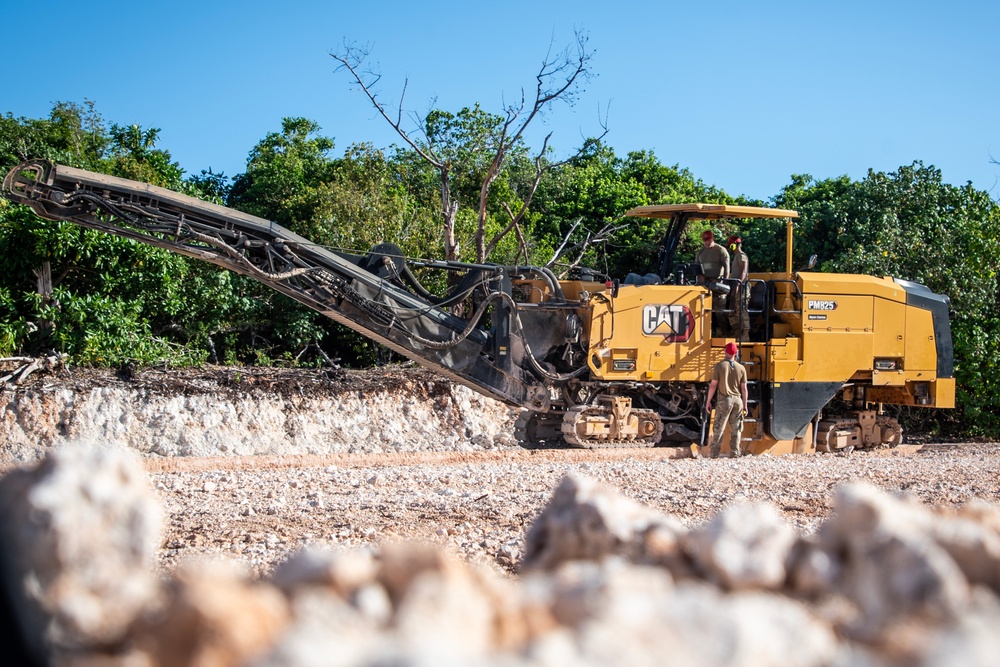 200th RED HORSE Helps Set the Theater in Guam
