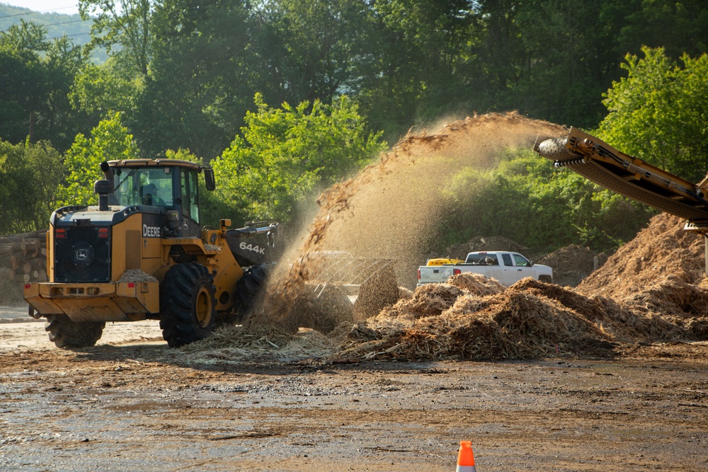 U.S. Army Corps of Engineers Hurricane Helene debris removal efforts at Lake Lure