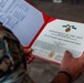 U.S. Navy sailors awarded at going away ceremony