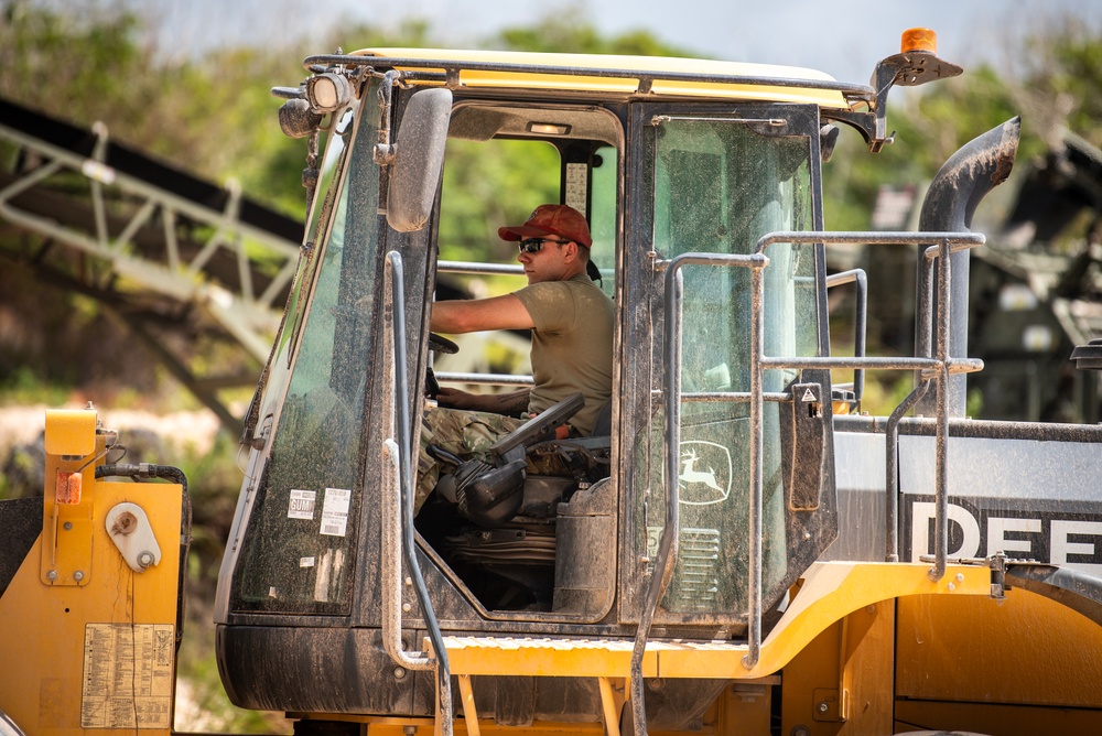 200th RED HORSE Helps Set the Theater in Guam