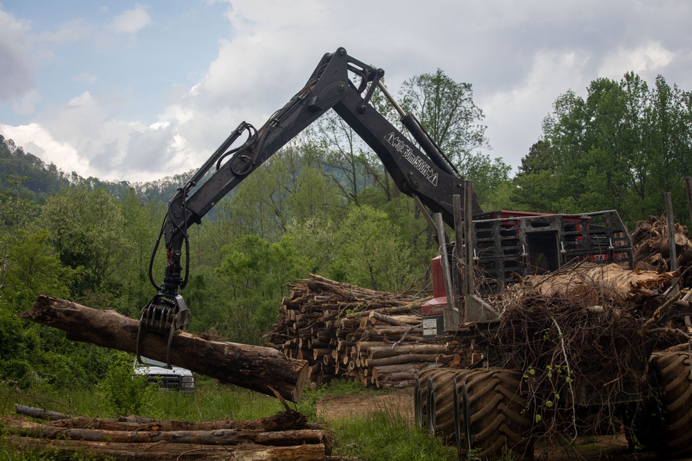 U.S. Army Corps of Engineers Hurricane Helene debris removal efforts at Lake Lure