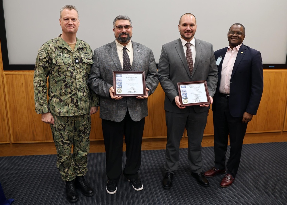 NSWCPD Engineering Duo Recognized for Second Pneumatically Actuated Cryocooler Patent