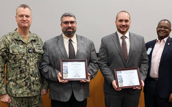 NSWCPD Engineering Duo Recognized for Second Pneumatically Actuated Cryocooler Patent