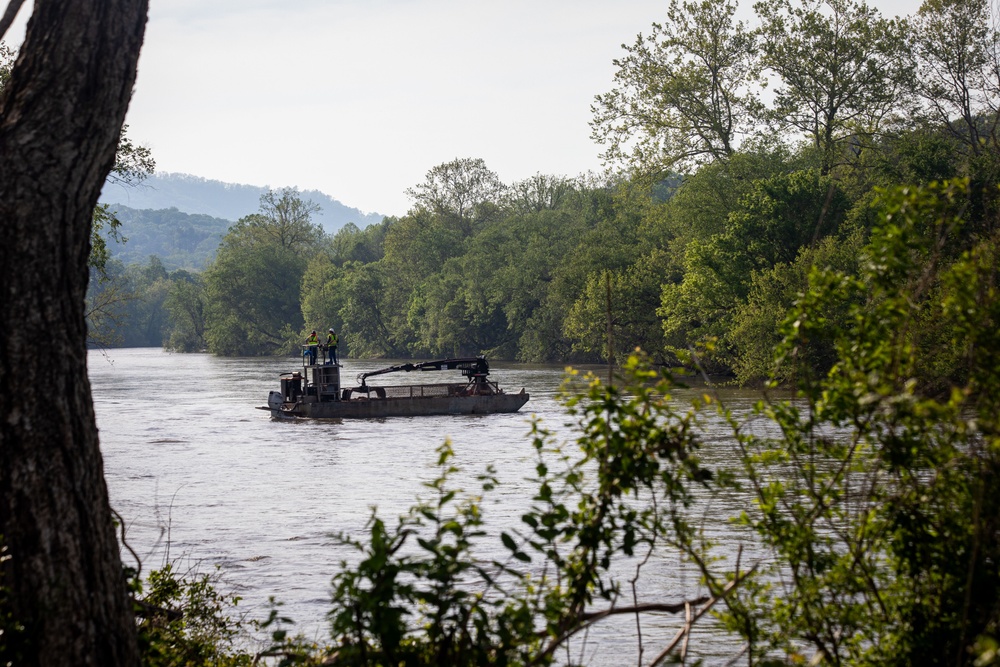 U.S. Army Corps of Engineers Hurricane Helene debris removal efforts