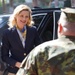 U.S. Department of State Charge d'affairs, Nancy VanHorn visits U.S. Army and Albanian Armed Forces Soldiers in the field