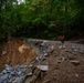Storm damage from Hurricane Helene near Lake Tahoma