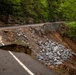 Storm damage from Hurricane Helene near Lake Tahoma