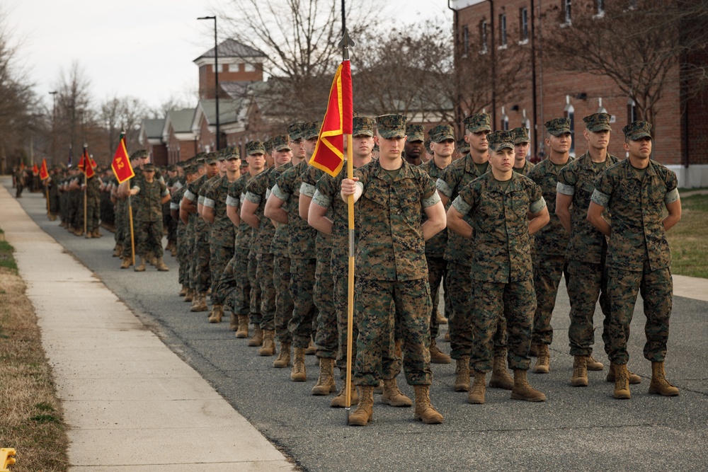 Officer Candidate School Graduation Ceremony of Company A and D
