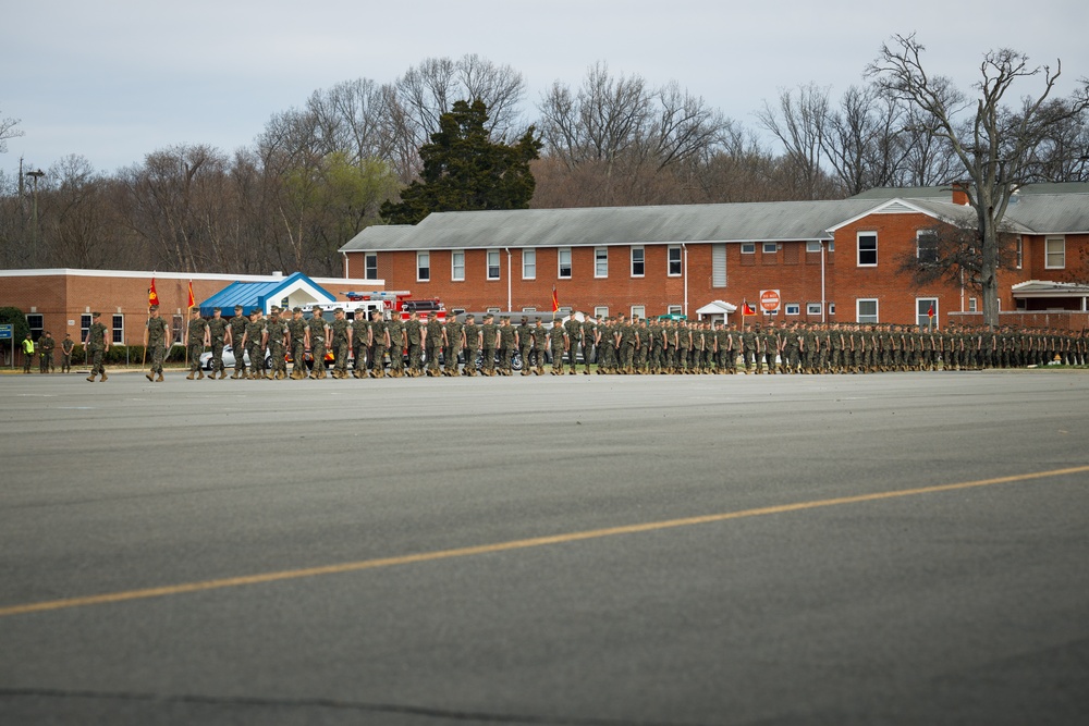 Officer Candidate School Graduation Ceremony of Company A and D