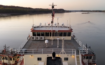 Time to dock and recharge for the St. Louis District’s Dredge Potter
