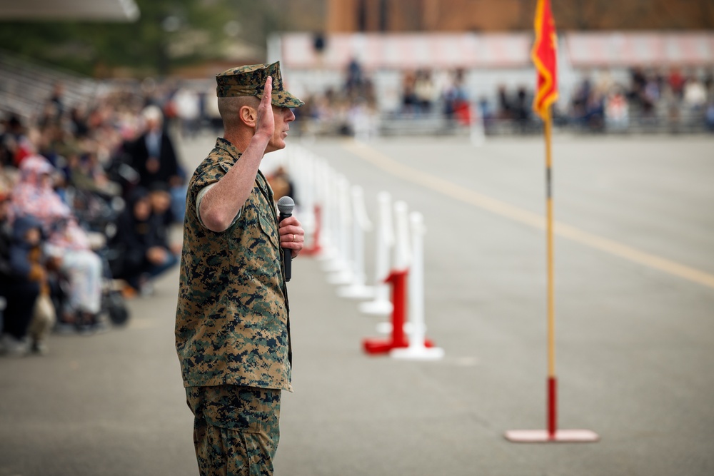 Officer Candidate School Graduation Ceremony of Company A and D