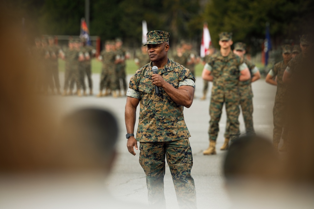 Officer Candidate School Graduation Ceremony of Company A and D