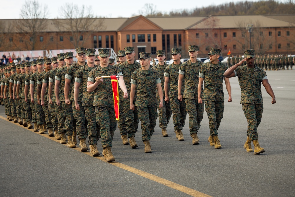 Officer Candidate School Graduation Ceremony of Company A and D