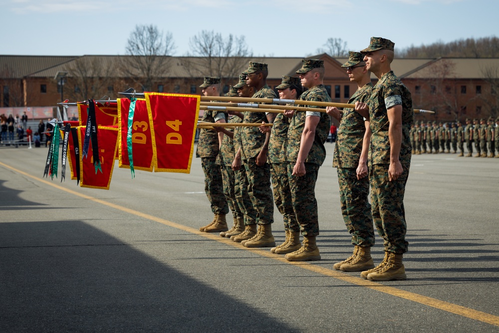 Officer Candidate School Graduation Ceremony of Company A and D