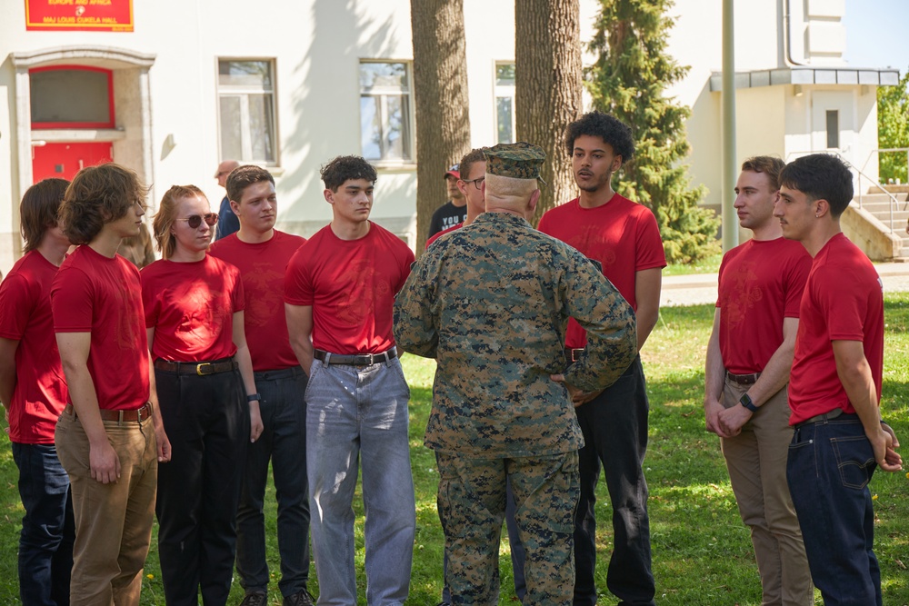 Maj. Gen. Sofge swears in RSS Europe Poolees