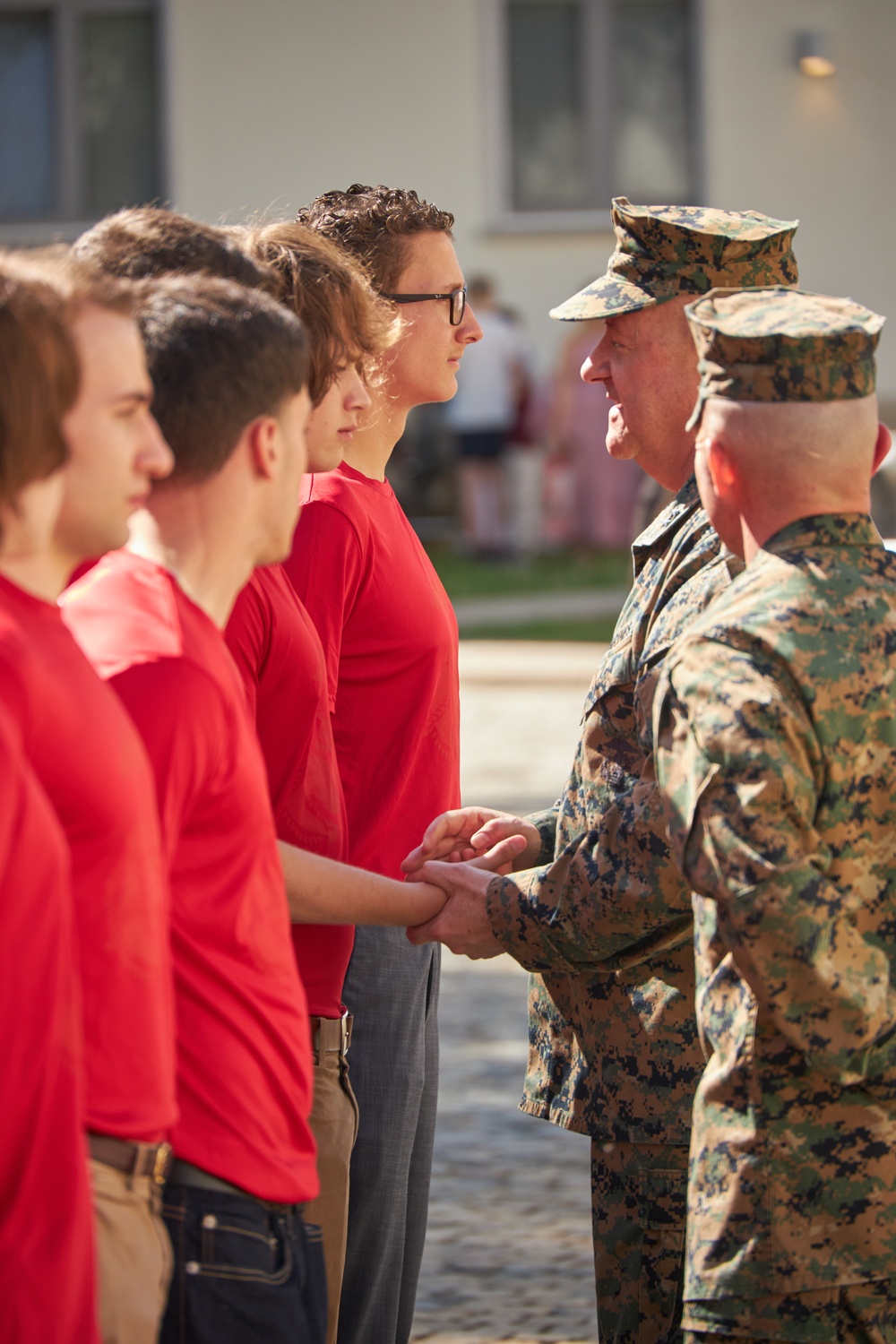 Maj. Gen. Sofge swears in RSS Europe Poolees