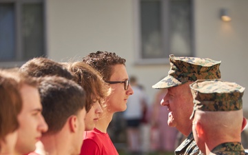 Maj. Gen. Sofge swears in RSS Europe Poolees