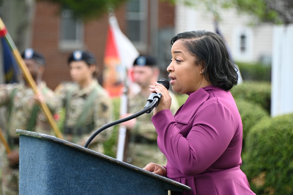 Joint Base McGuire-Dix-Lakehurst (USASA) Change of Responsibility ceremony on 2 MAY 2025.