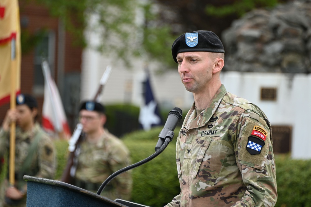 Joint Base McGuire-Dix-Lakehurst (USASA) Change of Responsibility ceremony on 2 MAY 2025.