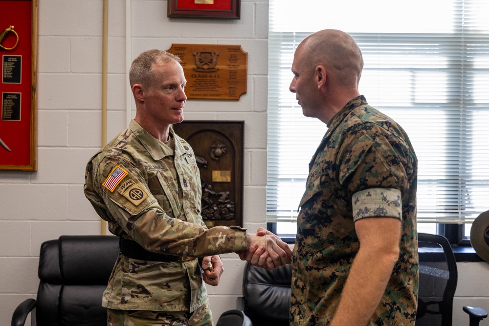 U.S. Army Drill Sergeant Academy visits MCRD Parris Island