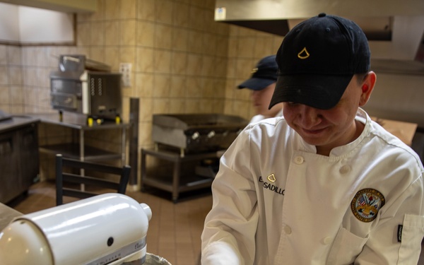 Culinary Specialists Prepare for Army Birthday Cake Competition
